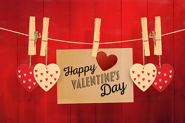 포토 JPG 해외이미지 밧줄 발렌타인데이 집게 사랑 사람없음 장식 하트 빨간배경 해외202007 해외포토 모양 감정 줄 백그라운드 데이이벤트 빨간색 파일형식