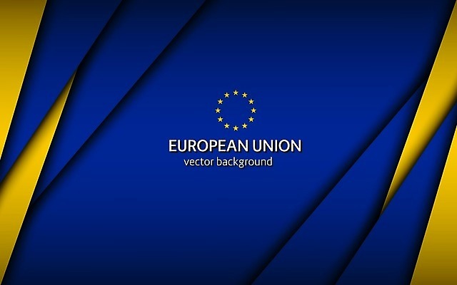 EPS 해외이미지 템플릿 디자인 배너 유럽 별 종이 백그라운드 컨셉 패턴 일러스트 비즈니스 바람 추상 금융 경제 파란색 노란색 자유 유로 깃발 직물 원형 실크 천 심볼 사인 질감 신분 애국심 유럽연합 전국 정부 지리 해외202007 해외일러스트 자연요소 도형 나라 컬러 돈 무늬 날씨 파일형식 벡터 재산