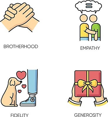 EPS 해외이미지 클립아트 일러스트 관계 함께함 사람없음 우정 플랫 심플 동반자 유대감 해외202007 우호적 해외일러스트 컨셉 친구 파일형식 벡터