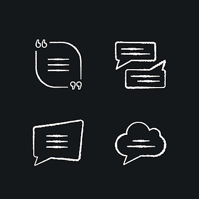 EPS 해외이미지 무료이미지 말풍선 라인일러스트 일러스트 사람없음 해외202007 해외일러스트 파일형식 벡터 무료콘텐츠