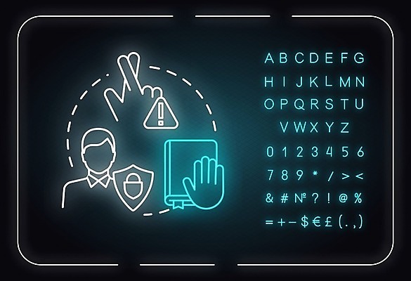 EPS 해외이미지 일러스트 사람모양 자물쇠 경고 사람없음 책 믿음 비밀 약속 보안 네온 손모양 해외일러스트 모양 감정 컨셉 안전 파일형식 벡터 손_신체부위