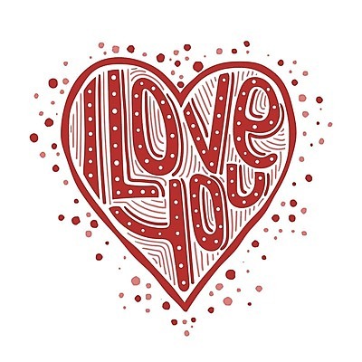 EPS 해외이미지 무료이미지 디자인 행복 백그라운드 컨셉 일러스트 캘리그라피 사랑 미술 타이포그라피 사람없음 빨간색 하트 레터링 해외202007 해외일러스트 모양 문자 감정 컬러 문화예술 파일형식 벡터 무료콘텐츠