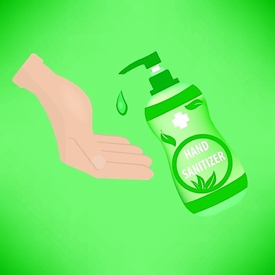 EPS 해외이미지 일러스트 건강 알코올 위생 컨테이너 심볼 비누 닦기 위생관리 해외202007 해외일러스트 산업 모션 관리 위생용품 파일형식 벡터