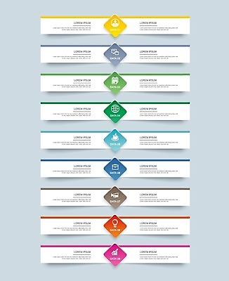 EPS 해외이미지 템플릿 디자인 배너 종이 백그라운드 일러스트 비즈니스 성공 추상 그래픽 가로 세트 숫자 꼬리표 라벨 자료 인포그래픽 정보 성장 9 발표 플랫 사인 메뉴 보고서 옵션 레이아웃 종이접기 페이지 인덱스 단계 방법 엘리먼트 타임라인 해외202007 해외일러스트 문자 컨셉 무늬 프레임 접기 파일형식 벡터