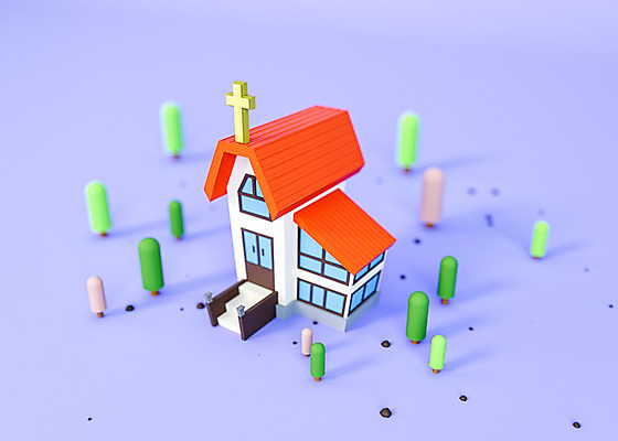 PSD 나무 편집 편집이미지 십자가 사람없음 건물 3D소스 3D 교회 귀여움 보라색 입체 디지털합성 오브젝트 로우폴리 편집소스 편집3D 식물 건축물 컬러 컨셉 종교건축 파일형식