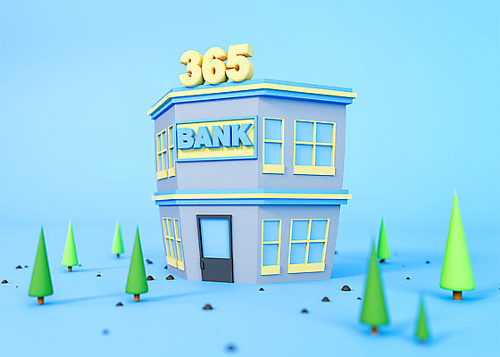 PSD 나무 편집 편집이미지 사람없음 건물 파란색 3D소스 3D 귀여움 입체 디지털합성 오브젝트 은행 로우폴리 편집소스 편집3D 식물 건축물 컬러 컨셉 금융 파일형식