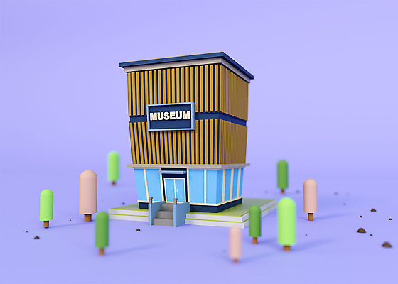 PSD 나무 편집 편집이미지 사람없음 건물 3D소스 3D 귀여움 보라색 전시 전시회 입체 디지털합성 오브젝트 박물관 로우폴리 편집소스 편집3D 식물 건축물 컬러 컨셉 파일형식