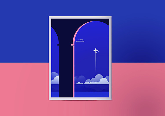 구름 포스터 바다 백그라운드 패턴 그래픽백그라운드 일러스트 비행기 프레임 그림자 사람없음 건물 그래픽 남색 국내일러스트 AI파일 자연요소 건축물 컬러 무늬 항공교통 대중교통 파일형식 벡터