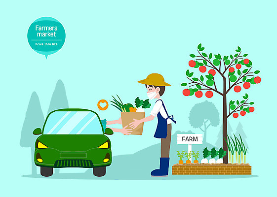 전신 PSD 손 남자 일러스트 자동차 모바일 한명 신체부위 초록색 장보기 농장 거래 농부 사과나무 농수산물 직거래 드라이브스루 비대면서비스 국내일러스트 나무 직업 1 육상교통 컬러 농업 사람 사과 배송 서비스 파일형식 언택트