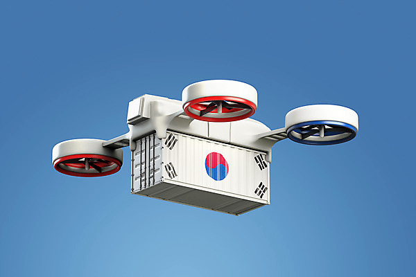PSD 편집이미지 한국 사람없음 경제 3D소스 3D 운송업 운반 태극기 컨테이너 배송 입체 디지털합성 오브젝트 무역 물류 드론 편집소스 비대면서비스 디지털뉴딜 모빌리티 이미지편집 편집3D 산업 아시아 교통수단 국기 서비스 파일형식 뉴딜정책 언택트