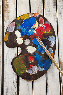 포토 JPG 해외이미지 수채화 사람없음 미술도구 붓 팔레트 해외202007 해외포토 오브젝트 파일형식