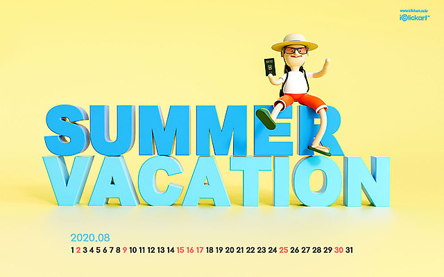 JPG 월페이퍼 바탕화면 8월 날짜 파일형식