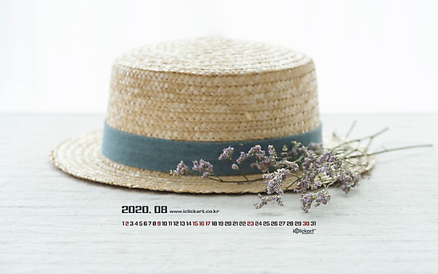 JPG 월페이퍼 바탕화면 8월 날짜 파일형식