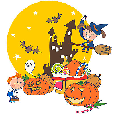 EPS 여자 기념일 남자 별 어린이 일러스트 상상 호박 막대사탕 사람 소녀 소년 두명 건물 판타지 상자 바구니 할로윈 성 유령 빗자루 마녀 어린이세상 박쥐 기념사진 어린이만 국내일러스트 자연요소 건축물 채소 포유류 사탕 이벤트 청소도구 파일형식 벡터