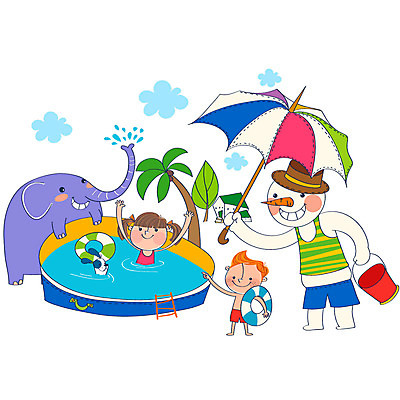 EPS 나무 구름 여자 남자 어린이 일러스트 우산 사다리 상상 눈사람 물놀이 코끼리 주택 수영장 사람 소녀 소년 두명 건물 물 판타지 야자수 물방울 강아지 양동이 튜브 어린이만 국내일러스트 자연요소 식물 건축물 포유류 놀이 반려동물 도구 개 파일형식 벡터