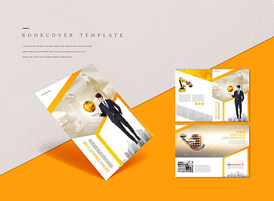 PSD 서양인 외국인 템플릿 표지디자인 북디자인 출판디자인 여자 표지 남자 ZIP 내지 리플렛 북커버 회사 기술 팜플렛 여러명 20대 성인 30대 주황색 기계 도시 반도체 로봇팔 성인만 이미지템플릿 컬러 다수 비즈니스 사람 인종 청년 장년 로봇 파일형식