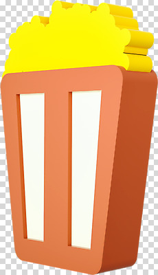 모양 편집 편집이미지 누끼 사람없음 한개 3D소스 3D 입체 디지털합성 오브젝트 팝콘 PNG 로우폴리 편집소스 1 파일형식