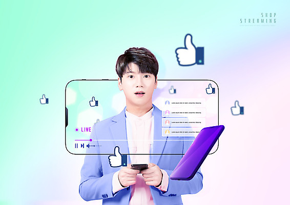 PSD 편집이미지 손 남자 모바일 한명 상반신 20대 성인 스마트폰 놀람 한국인 엄지손가락 모바일쇼핑 동영상 채팅 성인남자한명만 숍스트리밍 라이브커머스 온택트 이미지편집 1 감정 손가락 표정 사람 동양인 청년 신체부위 핸드폰 스마트기기 쇼핑 온라인쇼핑 남자한명만 성인남자만 파일형식