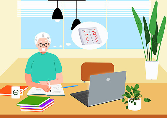 PSD 할아버지 노년 남자 일러스트 건강 한명 상반신 노트북 노란색 즐거움 노후건강 노인남자한명만 국내일러스트 1 감정 컬러 사람 성인 전자제품 노후 남자한명만 노인남자만 파일형식