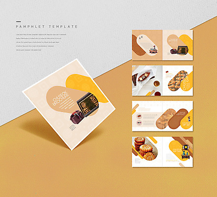 템플릿 ZIP 리플렛 감 팜플렛 사람없음 선물상자 노란색 추석 보자기 인삼 약과 선물세트 인디자인 INDD 이미지템플릿 명절 컬러 과일 선물 상자 전통음식 삼 파일형식 천_직물