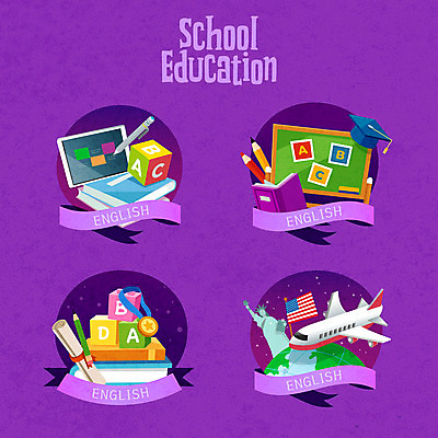 알파벳 영어 교육 지구 일러스트 학사모 비행기 영어교육 사람없음 책 연필 라벨 보라색 칠판 미국 메달 자유의여신상 에듀 에듀케이션 스쿨팩 국내일러스트 AI파일 문자 모자_잡화 컬러 북아메리카 졸업 항공교통 학용품 대중교통 프레임 필기구 세계문화유산 상_상패 파일형식 벡터