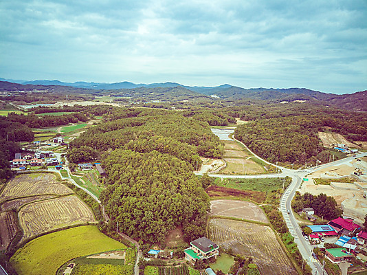 포토 JPG 주간 여행 한국 논 풍경 사람없음 야외 하이앵글 수확 벼 가을 경기도 항공촬영 국내여행 전경 국내포토 여주시 자연요소 계절 아시아 뷰포인트 농업 곡류 파일형식 탑뷰