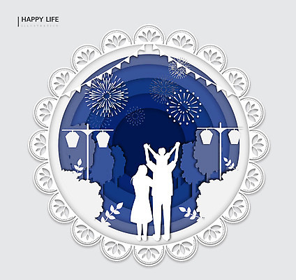 나무 라이프스타일 행복 실루엣 가로등 일러스트 불꽃 프레임 불꽃놀이 세명 축제 원형 남색 즐거움 국내일러스트 AI파일 도형 식물 공공시설 감정 컬러 놀이 불 촬영기법 사람 생활 파일형식 벡터