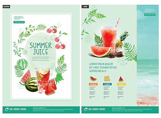 템플릿 ZIP 음료 리플렛 바다 과일 여름음식 수박 팜플렛 사람없음 연두색 여름 주스 앵두 파인애플 전단템플릿 전단 수박주스 인디자인 INDD 제철과일 이미지템플릿 계절 열매 음식 초록색 과일주스 열대과일 홍보물 제철 파일형식 여름_계절