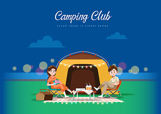 전신 커플 여자 남자 일러스트 텐트 성인 두명 파란색 소풍 캠핑 돗자리 한강 성인만 국내일러스트 AI파일 컬러 관계 레저 서울 캠핑도구 사람 야외활동 랜드마크 파일형식 벡터