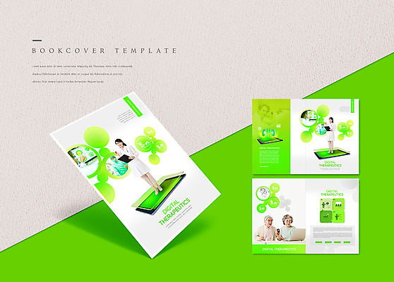 PSD 서양인 외국인 템플릿 표지디자인 북디자인 출판디자인 여자 표지 할아버지 노년 남자 ZIP 내지 할머니 리플렛 북커버 의학 기술 병원 팜플렛 여러명 성인 초록색 30대 스마트폰 한국인 60대 디지털치료제 이미지템플릿 컬러 다수 사람 동양인 인종 장년 핸드폰 스마트기기 파일형식
