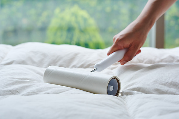 포토 JPG 스튜디오촬영 손 여자 40대 중년 가사 주택 실내 한명 신체부위 청결 침실 이불 한국인 침대 위생 청소도구 청소 먼지 대청소 중년여자한명만 롤클리너 국내포토 1 가구 침구 사람 동양인 성인 내부 건물 도구 여자한명만 중년여자만 파일형식