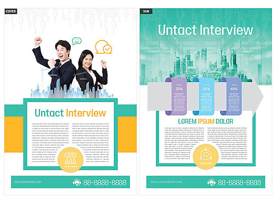 템플릿 여자 남자 ZIP 화살표 리플렛 팜플렛 20대 성인 두명 30대 파이팅 한국인 비즈니스맨 비즈니스우먼 전단템플릿 전단 면접 인터뷰 민트색 성인만 인디자인 INDD 비대면면접 비대면채용 온택트 이미지템플릿 컬러 비즈니스 모션 사람 동양인 청년 장년 직장인 홍보물 채용 파일형식 언택트