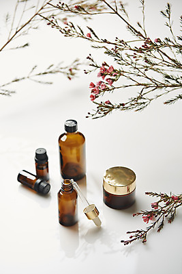 포토 JPG 스튜디오촬영 식물 꽃 실내 사람없음 뷰티 화장품 오브젝트 흰배경 드라이플라워 공병 국내포토 백그라운드 내부 흰색 병_담는 파일형식