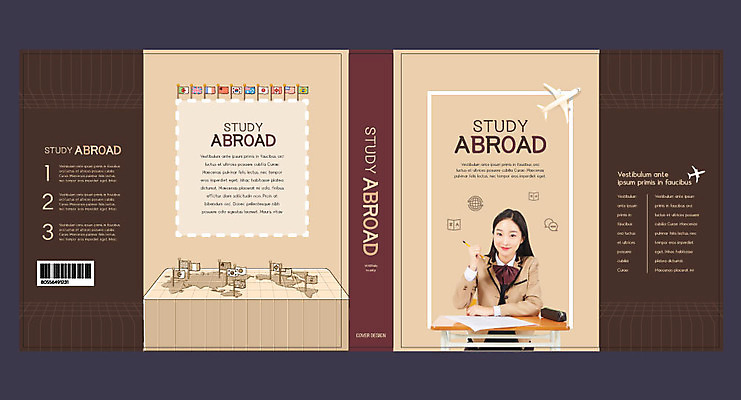 템플릿 학생 해외 표지디자인 북디자인 출판디자인 여자 교육 표지 교복 지도 북커버 청소년 비행기 한명 10대 책 갈색 파이팅 국기 유학 에듀 에듀케이션 십대여자한명만 스쿨팩 책날개 표지샘플 이미지템플릿 AI파일 1 옷 컬러 항공교통 모션 대중교통 사람 여자한명만 십대여자만 파일형식 벡터