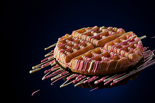 포토 JPG 해외이미지 디저트 사람없음 초콜릿 크림 시럽 와플 해외202008 해외포토 음식 파일형식