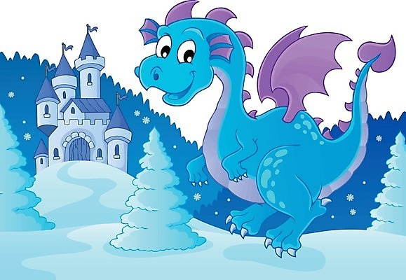 EPS 해외이미지 디자인 외관 계절 겨울 날개 일러스트 동화 요정 이야기 미술 미소 건물 궁전 용 그리기 성 숲 그림 도마뱀 신화 공상 전설 테마 눈내림 해외202008 해외일러스트 건축물 고건축 파충류 모션 문화예술 눈_날씨 표정 파일형식 벡터