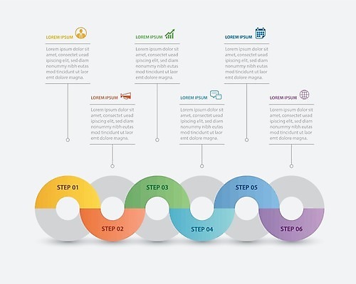 EPS 해외이미지 무료이미지 일러스트 비즈니스 사람없음 인포그래픽 단계 타임라인 해외202008 해외202105 해외일러스트 파일형식 벡터 무료콘텐츠