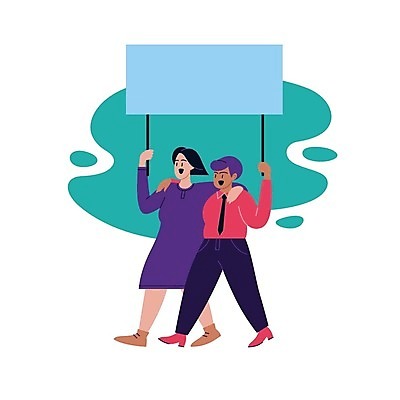 EPS 해외이미지 캐릭터 여자 포스터 선 분홍색 일러스트 사람 빨간색 파란색 갈색 노란색 평화 보라색 검은색 어둠 우정 방 자유 플랫 민주주의 사인 반대 혁명 독립 엘리먼트 운동가 위기 정치 지원 집회 항의 해외202008 해외일러스트 일러캐릭터 컬러 컨셉 친구 파일형식 벡터