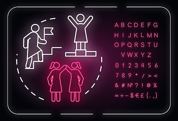 EPS 해외이미지 이동 일러스트 비즈니스 사람없음 네온 해외202008 해외일러스트 컨셉 파일형식 벡터