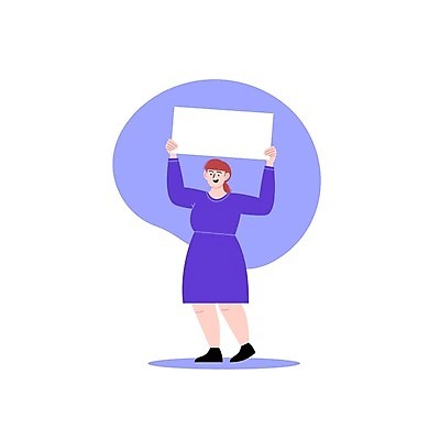 EPS 해외이미지 캐릭터 배너 여자 포스터 종이 포즈 이동 일러스트 비즈니스 노동자 사람 공백 방 자유 잡기 작업 플랫 민주주의 충돌 반대 혁명 고립 소셜 스트라이크 시범 운동가 위기 정치 집회 착륙 항의 해외202008 해외일러스트 일러캐릭터 직업 컨셉 모션 파일형식 벡터