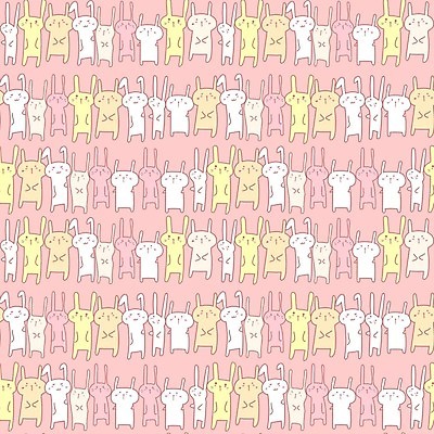 EPS 해외이미지 캐릭터 백그라운드 일러스트 사람없음 토끼 카툰스타일 해외202008 해외일러스트 일러캐릭터 포유류 반려동물 파일형식 벡터