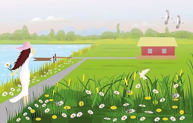 EPS 해외이미지 나무 식물 동물 구름 계절 꽃 행복 야생동물 나비 백그라운드 밭 농업 일러스트 자연 조류 하늘 휴가 휴식 산 주택 미술 사람 풍경 초원 야외 초록색 물 여름 파란색 환경 정원 일몰 봄 흰색 시골 숲 만화 땅 언덕 장면 해외202008 해외일러스트 자연요소 감정 산업 컬러 곤충 컨셉 문화예술 건물 노을 생태계 파일형식 벡터