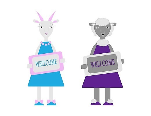 EPS 해외이미지 동물 캐릭터 디자인 드레스 여자 행복 어린이 백그라운드 일러스트 휴가 염소 동물원 미술 서기 미소 그래픽 반려동물 컬러풀 농장 파티 유행 흰색 축하 아기 인사 양 신용카드 생일 달콤 만화 엽서 초대 갈기 환영 고립 해외202008 해외일러스트 일러캐릭터 옷 기념일 감정 컬러 컨셉 농업 포유류 모션 문화예술 표정 사람 이벤트 금융 예절 맛 편지 파일형식 벡터