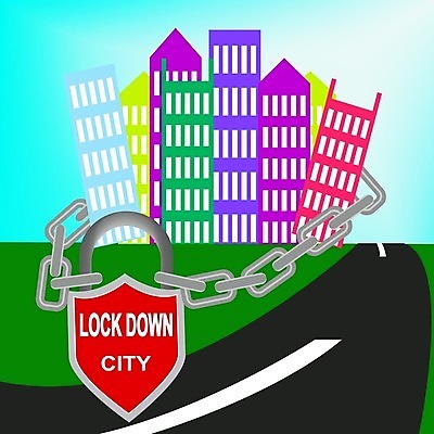 EPS 해외이미지 디자인 포스터 일러스트 주택 병원 안전 사람 글로벌 보호 질병 위험 심볼 예방 고립 소셜 전염병 해외202008 해외일러스트 컨셉 의학 건물 파일형식 벡터