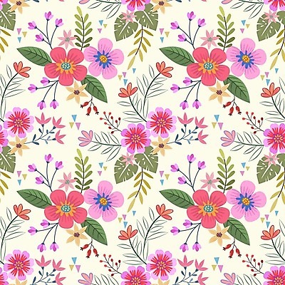 EPS 해외이미지 무료이미지 꽃잎 꽃 백그라운드 잎 꽃무늬 패턴 일러스트 사람없음 낭만 패턴백그라운드 해외202008 해외202105 해외일러스트 식물 컨셉 무늬 파일형식 벡터