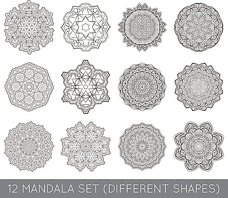 EPS 해외이미지 디자인 꽃 여행 백그라운드 꽃무늬 패턴 일러스트 요가 상상 벽지 추상 휴식 프레임 창조 장식 세트 검은색 원형 눈송이 영혼 인도인 수집 문신 명상 그림 질감 복고 기하학 시트 부족 고립 만다라 선견지명 아랍어 엘리먼트 특별함 스타일 해외202008 해외일러스트 도형 외국인 식물 웰빙 컬러 컨셉 무늬 눈_날씨 동양인 파일형식 벡터