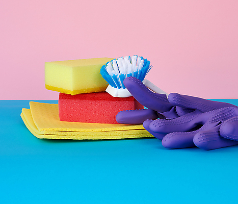 포토 JPG 해외이미지 사람없음 청소도구 파란배경 고무장갑 스펀지 세탁솔 분홍색배경 해외202008 해외포토 분홍색 장갑 백그라운드 파란색 도구 솔 청소 고무 파일형식