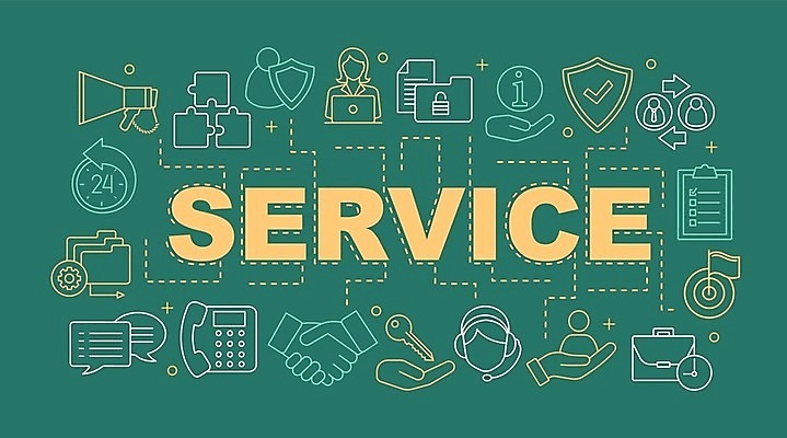 EPS 해외이미지 일러스트 타이포그라피 사람없음 고객 서비스 상담 레터링 해외202008 서비스센터 해외일러스트 문자 센터 파일형식 벡터