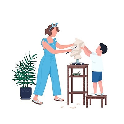 EPS 해외이미지 클립아트 백인 캐릭터 디자인 여자 아들 어린이 백그라운드 일러스트 가족 엄마 함께함 미술 서기 사람 소년 20대 성인 취미 그래픽 웹 육아 작업실 플랫 만화 심플 예술가 대리석 애니메이션 테라피 고립 솜씨 조각가 해외202008 해외일러스트 일러캐릭터 서양인 남자 컨셉 인터넷 재료 관계 모션 문화예술 청년 뷰티 파일형식 벡터