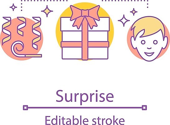 EPS 해외이미지 남자 일러스트 선물 한명 사람없음 선물상자 파티 놀람 축하 서프라이즈 남자한명만 해외202008 해외일러스트 1 감정 컨셉 표정 사람 이벤트 상자 남자만 파일형식 벡터